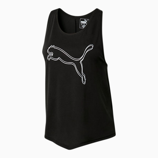 METALUX Feel It Women's Tank, Puma Black, extralarge