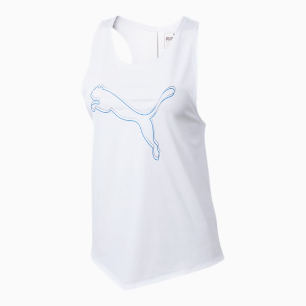 METALUX Feel It Women's Tank, Puma White, extralarge