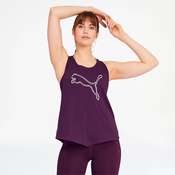 METALUX Feel It Women's Tank, Plum Purple, extralarge