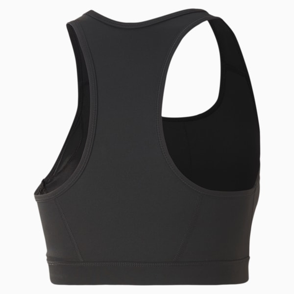 PUMA goop SPORTS BRA, Black Women's Crop Top