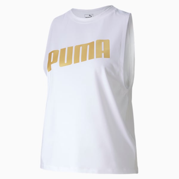 Metal Splash Women's Adjustable Training Tank, Puma White, extralarge