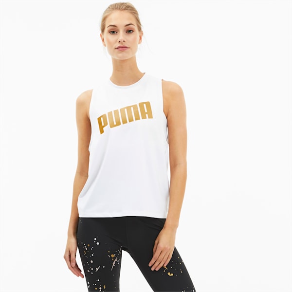 Metal splash puma top