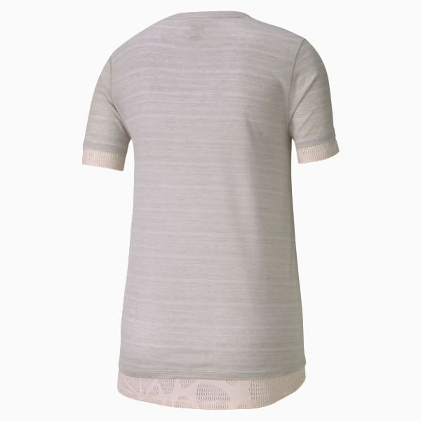 Studio Mixed Lace Women's Tee, Rosewater, extralarge