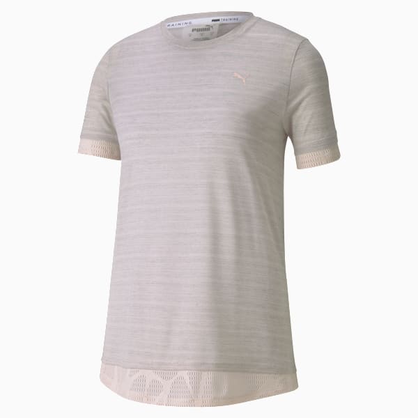Studio Mixed Lace Women's Tee, Rosewater, extralarge