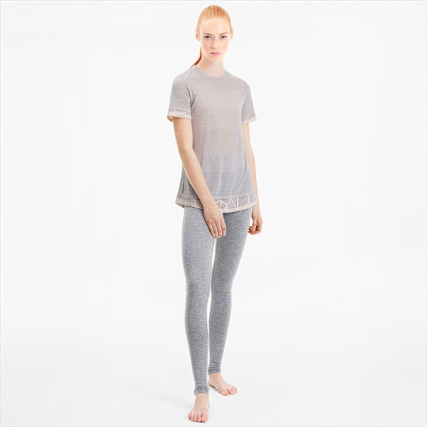 Studio Mixed Lace Women's Tee, Rosewater, extralarge