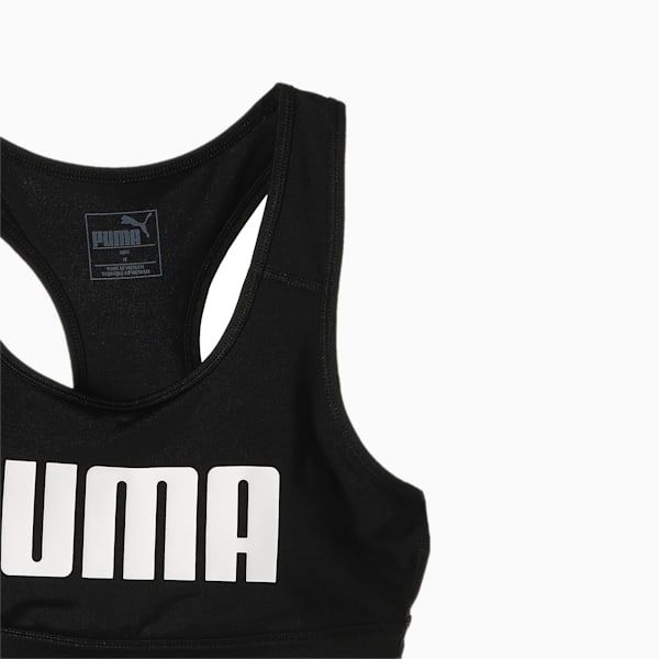 ウィメンズ トレーニング プーマ 4キープ ブラトップ 中サポート, Puma Black-Puma White PUMA, extralarge-JPN