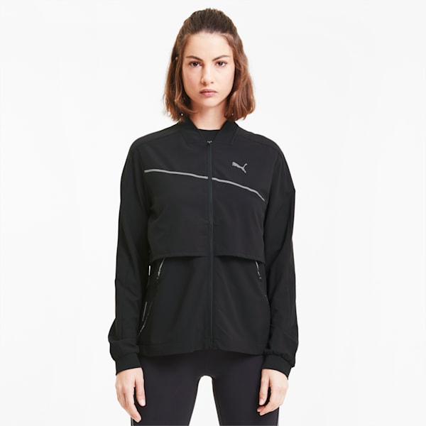 Run Ultra Reflective Tec dryCELL Women's Jacket, Puma Black, extralarge-IND