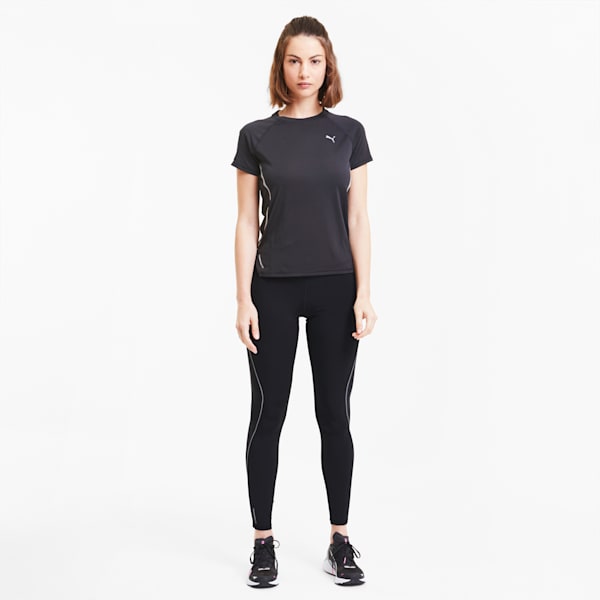 Lite High Waist 7/8 Reflective Tec dryCELL Women's Running Leggings, Puma Black, extralarge-IND