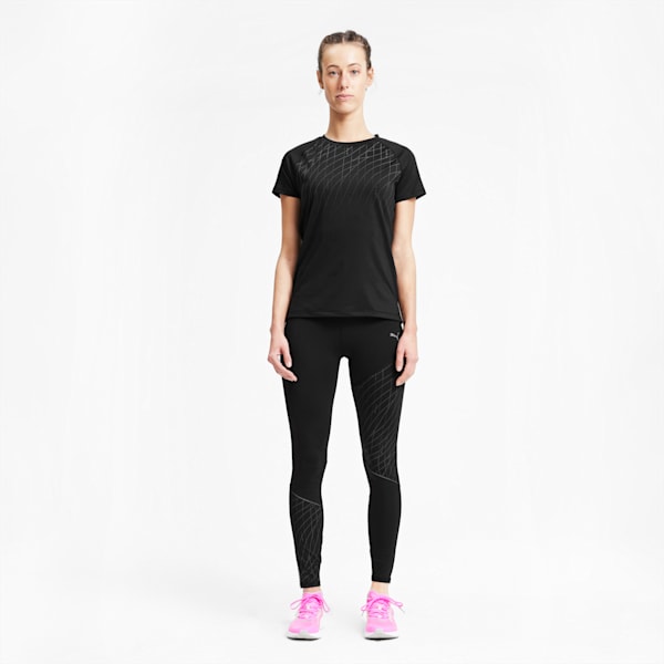 Run Women's Graphic Tee, Puma Black, extralarge