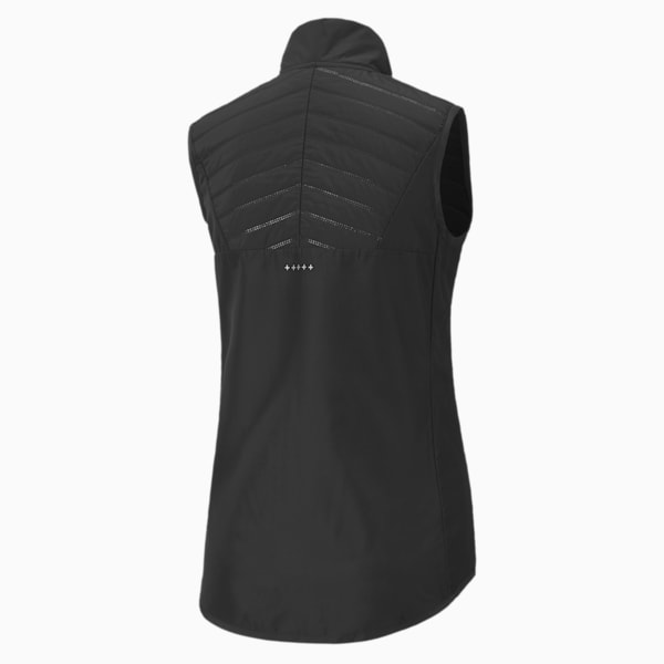 Favourite windCELL Women's Running Puffer Vest, Puma Black, extralarge-IND