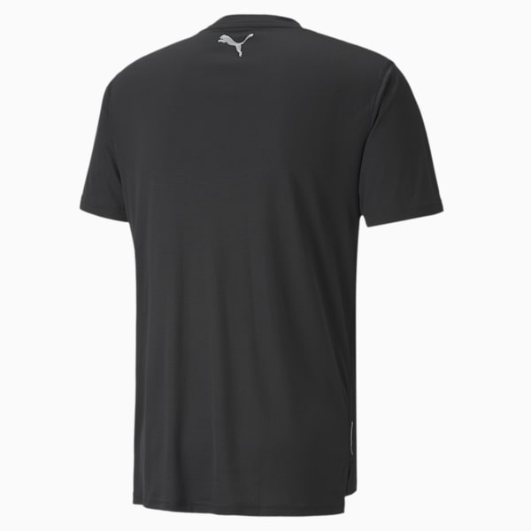 Run Men's Logo T-Shirt, Puma Black, extralarge-IND