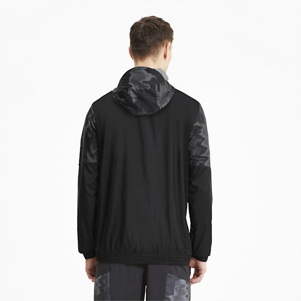 RUN Graphic Hooded Men's Running Jacket, Puma Black, extralarge-IND