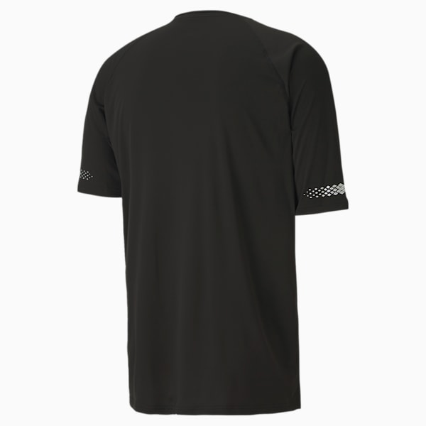 Runner ID Short Sleeve Men's Running T-Shirt, Puma Black, extralarge-IND