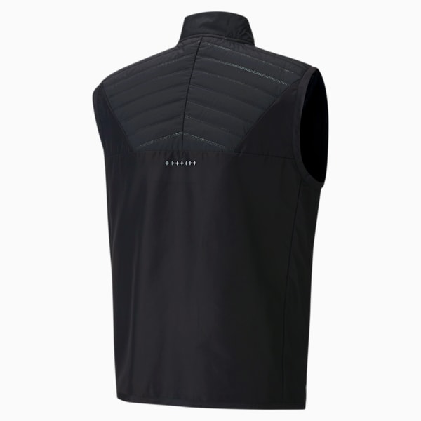 Favourite windCELL Men's Puffer Running Performance Vest, Puma Black, extralarge-IND