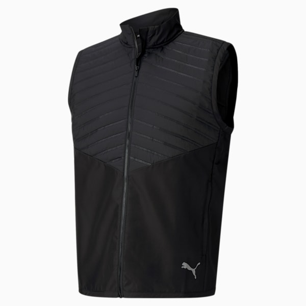 Favourite windCELL Men's Puffer Running Performance Vest, Puma Black, extralarge-IND