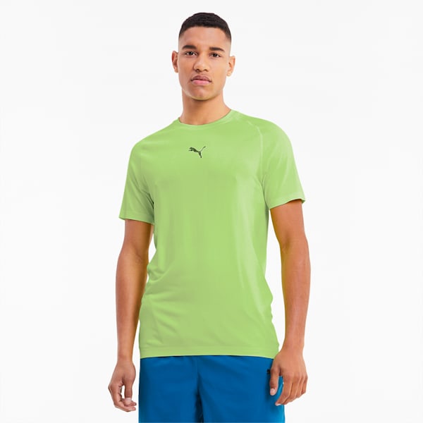 EvoKNIT dryCELL Men's Training Slim T-Shirt, Fizzy Yellow, extralarge-IND
