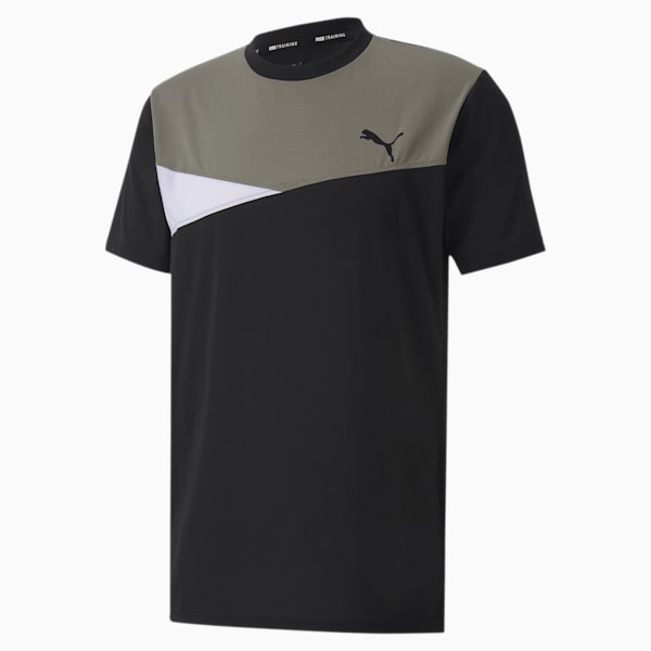 Colour Block dryCELL Men's Training T-Shirt, Puma Black, extralarge-IND