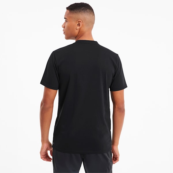 Train Men's Colorblock Tee, Puma Black, extralarge