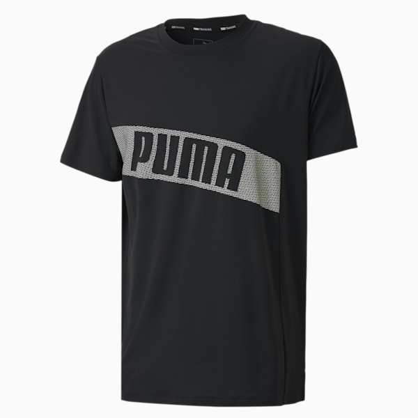 Train Men's Graphic Tee, Puma Black-Puma White, extralarge