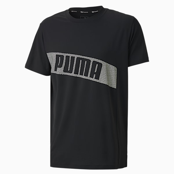 Train Men's Graphic Tee, Puma Black-Puma White, extralarge