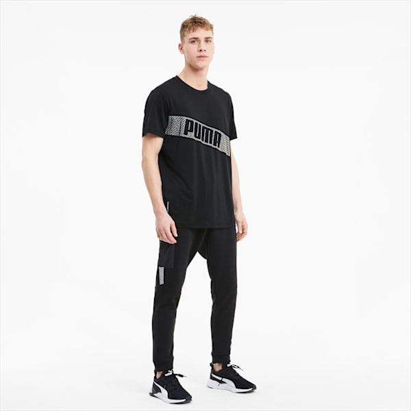 Train Men's Graphic Tee, Puma Black-Puma White, extralarge