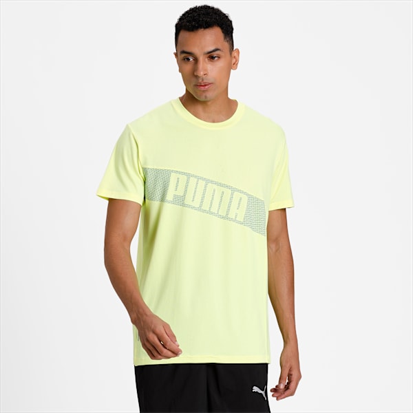 Train Men's Graphic Tee, Fizzy Yellow, extralarge