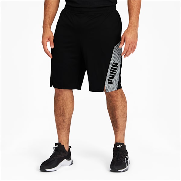 Train Men's Knitted Shorts, Puma Black-Puma White, extralarge