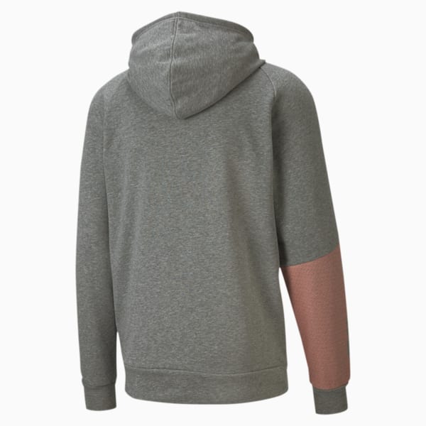 Train Men's Graphic Knit Hoodie, Medium Gray Heather, extralarge