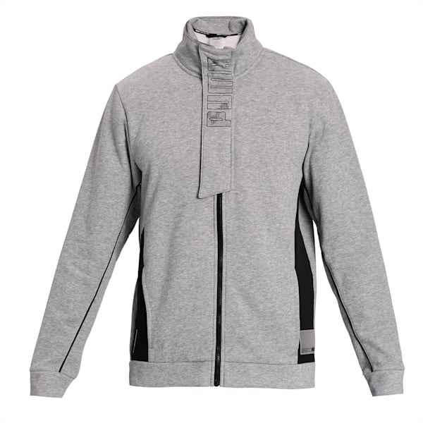 warmCELL Men's Full-Zip Training Jacket, Medium Gray Heather, extralarge-IND
