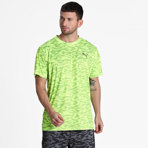 Performance AOP Shirt Sleeves Men's T-Shirt, Fizzy Yellow-Camo AOP, extralarge-IND