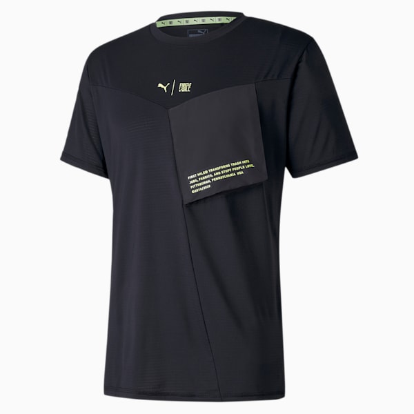 PUMA x FIRST MILE Xtreme Men's Training Tee, Puma Black, extralarge