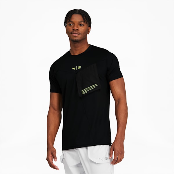 PUMA x FIRST MILE Xtreme Men's Training Tee, Puma Black, extralarge