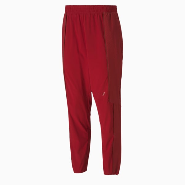 PUMA x FIRST MILE Mono Texture Men's Training Pants, Red Dahlia, extralarge