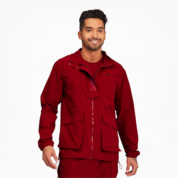 PUMA x FIRST MILE Mono Men's Training Jacket, Red Dahlia, extralarge