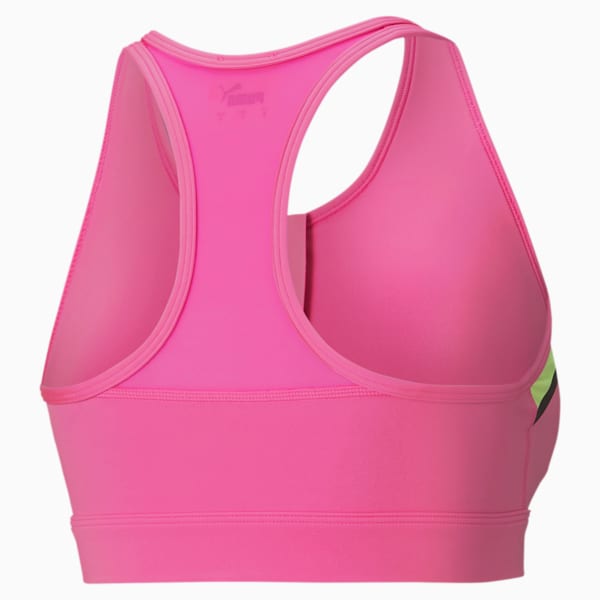 High Impact Women's Front Zip Bra, Luminous Pink, extralarge