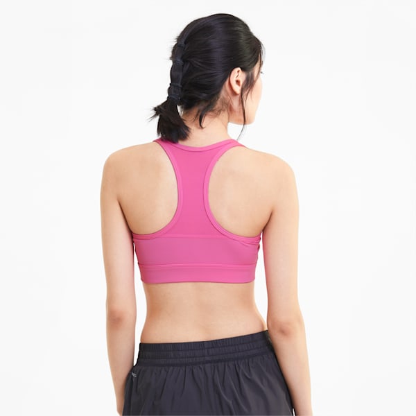 High Impact Women's Front Zip Bra, Luminous Pink, extralarge