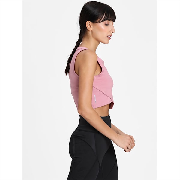 Studio Lace dryCELL Women's Training Crop Top, Foxglove, extralarge-IND