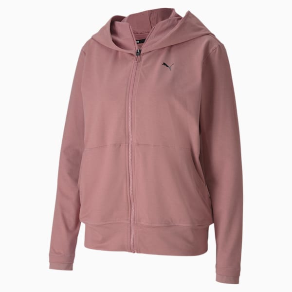 Studio Yogini Knitted dryCELL Women's Training Jacket, Foxglove Heather, extralarge-IND