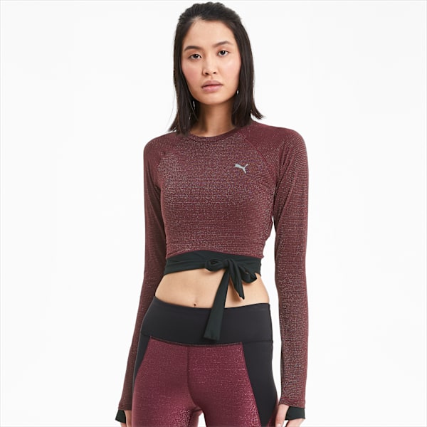 Studio Metallic Women's Long Sleeve Top | PUMA