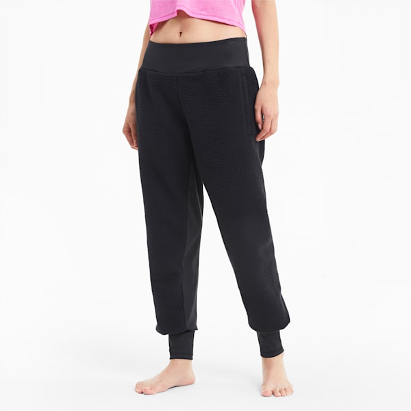 Studio Sherpa Knitted dryCELL Women's Training Pants, Puma Black, extralarge-IND