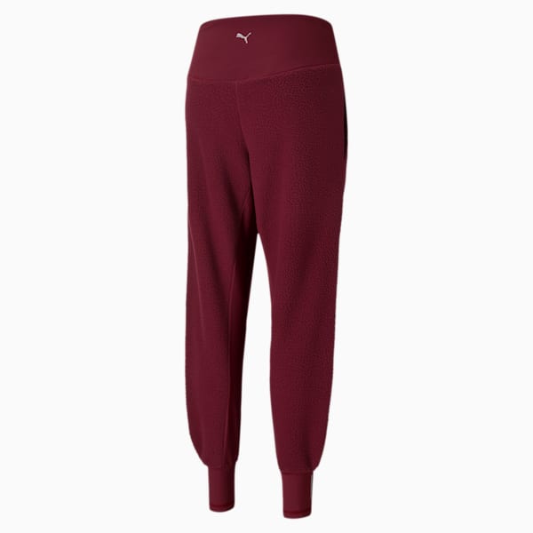 Studio Sherpa Women's Knit Pants, Burgundy, extralarge