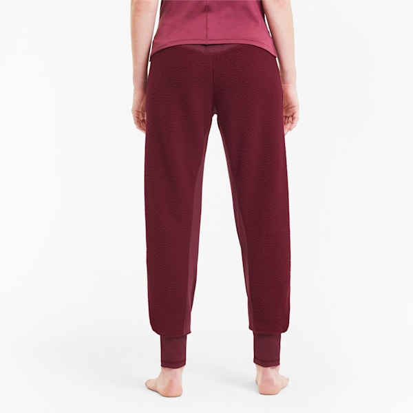 Studio Sherpa Women's Knit Pants, Burgundy, extralarge