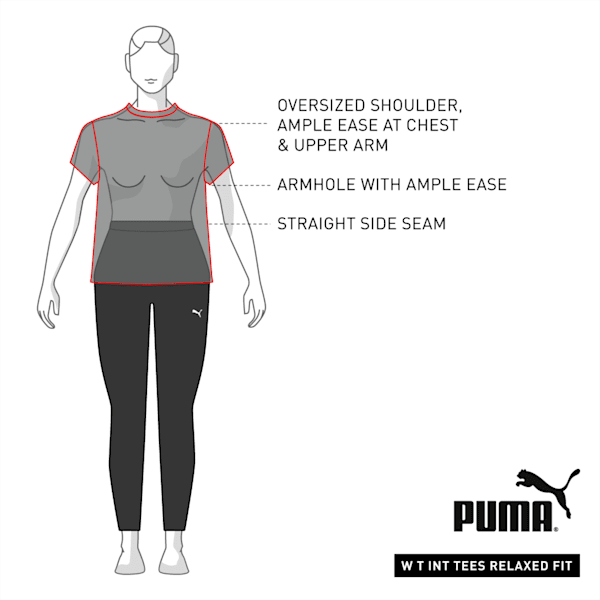 Studio dryCELL Relaxed Fit Women's T-Shirt, Puma White-Heather, extralarge-IND