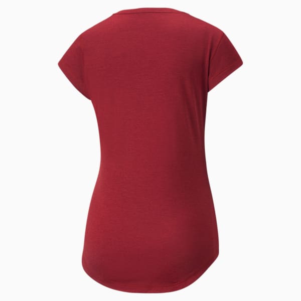 Train Favourite Heather Cat Women's Training T-Shirt, Intense Red Heather, extralarge-IND