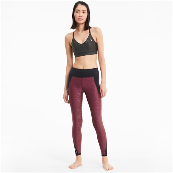 Low Impact Strappy Women's Training Sports Bra, Puma Black, extralarge-IND