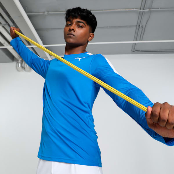 Cross the Line Long Sleeve Men s Track and Field Performance Fit T shirt PUMA