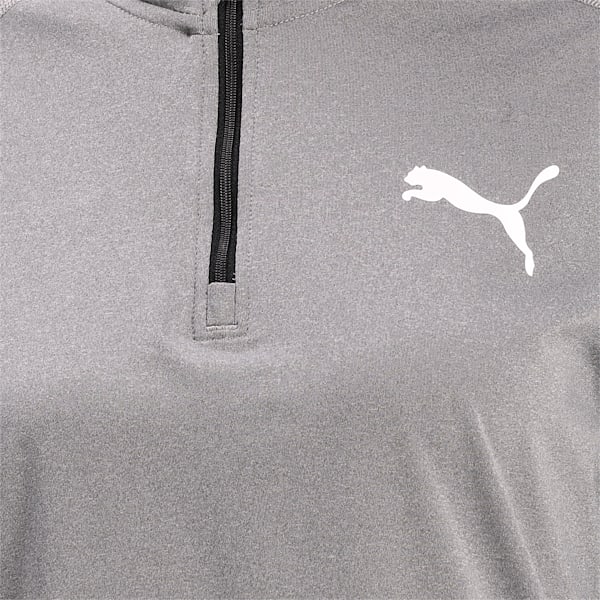 Cross The Line Quarter-Zip Women's Performance T-Shirt, Medium Gray Heather, extralarge-IND