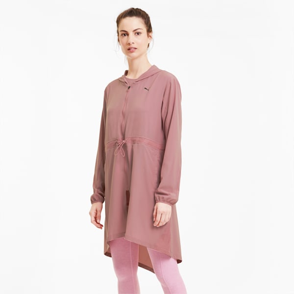 Studio Flow Hooded dryCELL Women's Training Jacket, Foxglove, extralarge-IND