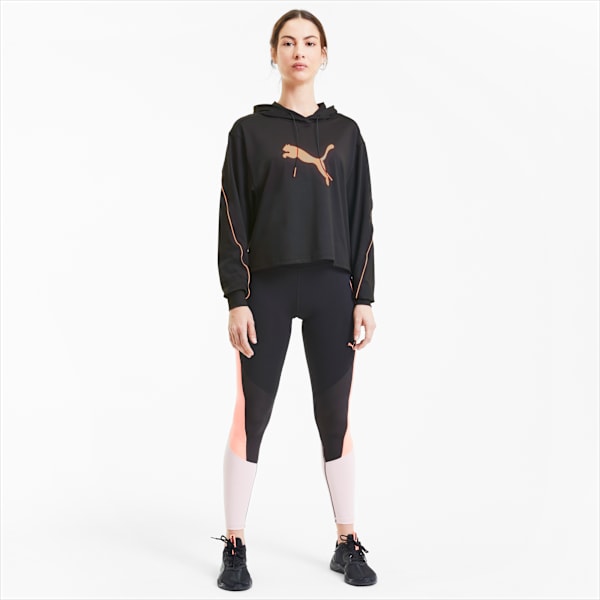 Train Pearl Women's Hoodie, Puma Black, extralarge