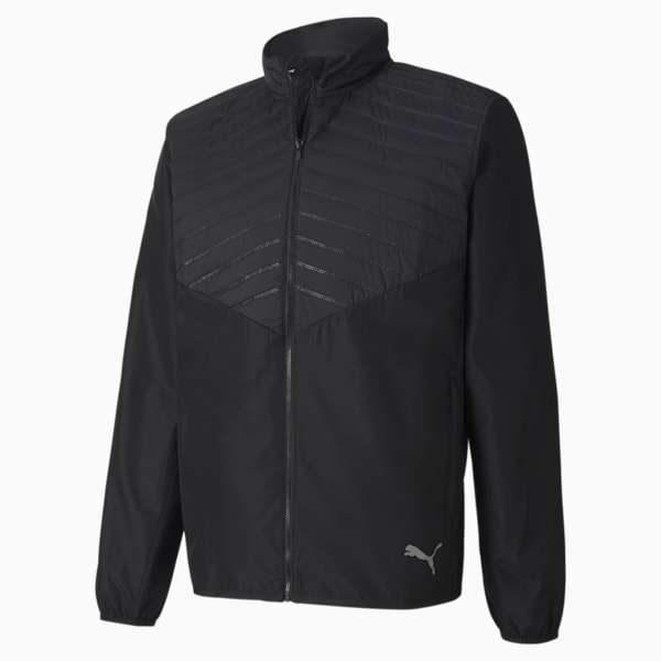 Favourite windCELL Men's Puffer Regular Fit Running Performance Jacket, Puma Black, extralarge-IND